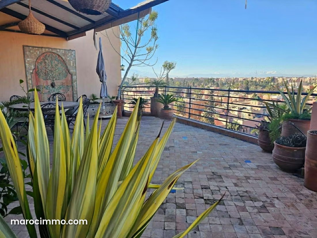 Appartement meublé avec terrasse à Semlalia Marrakech — Marrakech