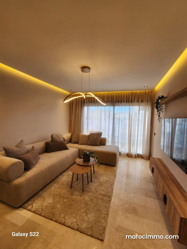 Studio Neuf meublé Haute Gamme 75m2 à Q. Palmier avec Terr — 2