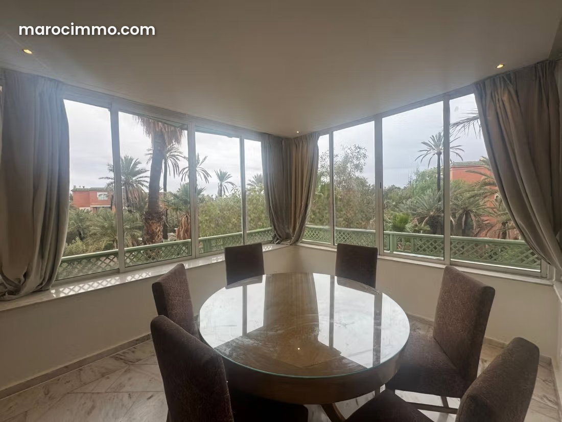 Appartement avec terrasse et piscine à la Palmeraie Marrakech — Marrakech