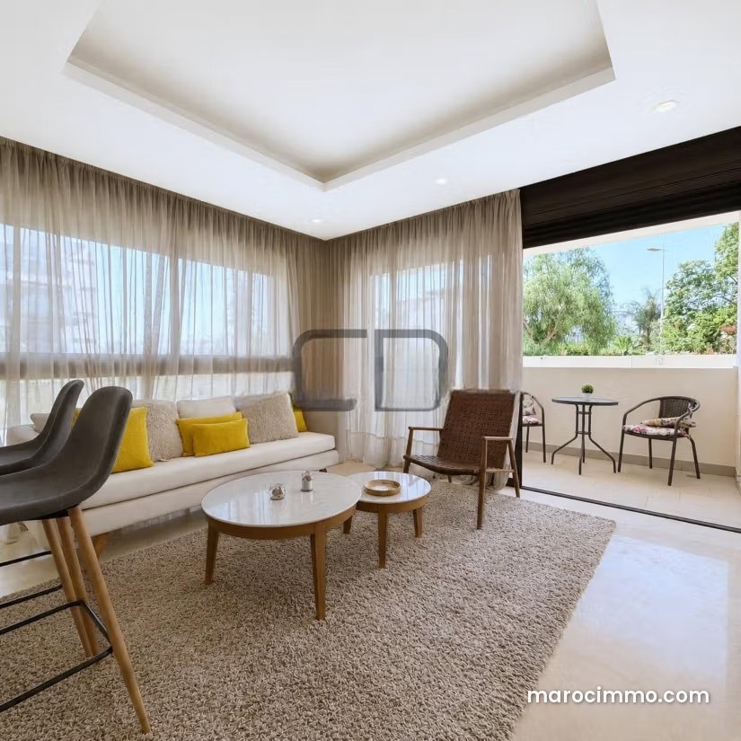 Appartement meublé avec terrasse à Aïn Diab Casablanca — Casablanca