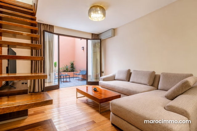 Duplex Haut Standing à Louer Gueliz, Proche Beldi Fusion — 3