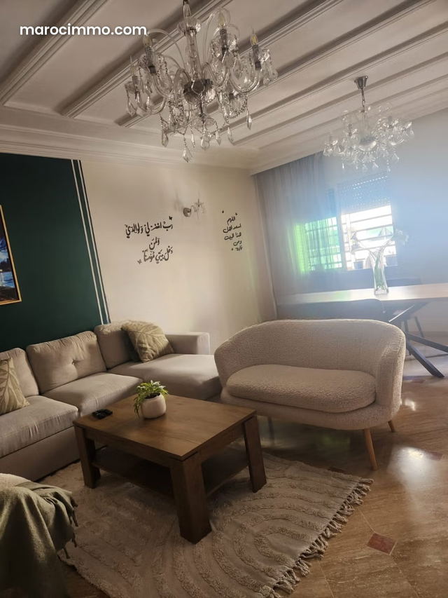 Superbe appartement à louer à Casablanca Finance City. 2 chambres agréables. Bien meublé — Casablanca