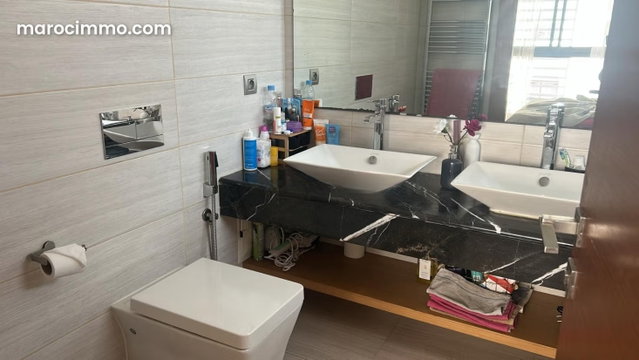Très bel appartement en location à Casablanca Finance City. Surface de 100 m². Meublé — 3