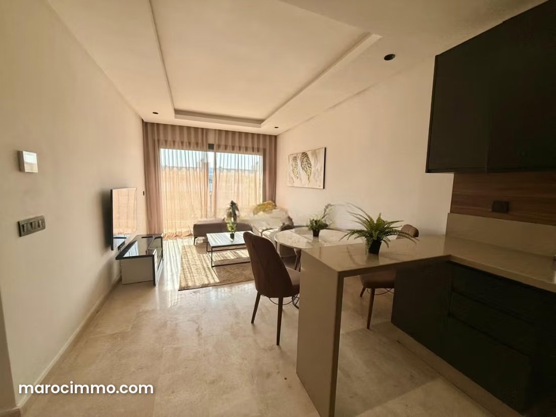 شقة مشرقة مع شرفة للكراء بحي Ville Verte في بوسكورة — بوسكورة