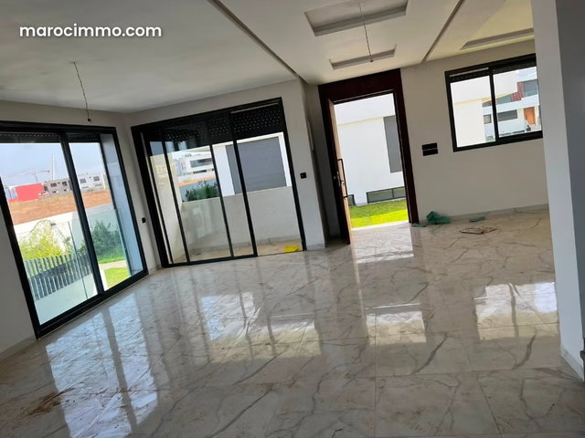 Villa de luxe à louer à Harhoura. 7 pièces confortables. Service de concierge, cheminée — 2