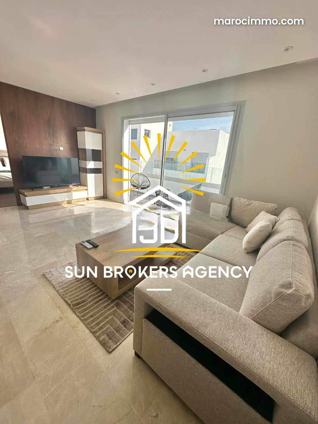 Appartement meublé avec terrasse à Ferme Bretone Casablanca — Casablanca