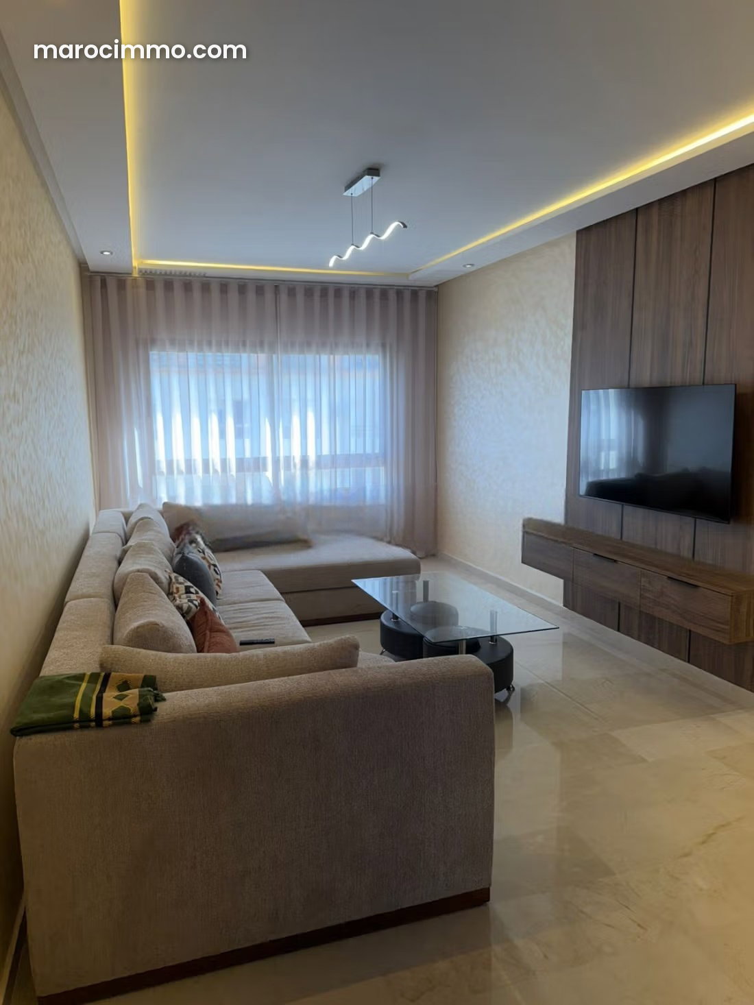 Upscale Apartment on the 12th Floor, Tangier City Center — Tangier