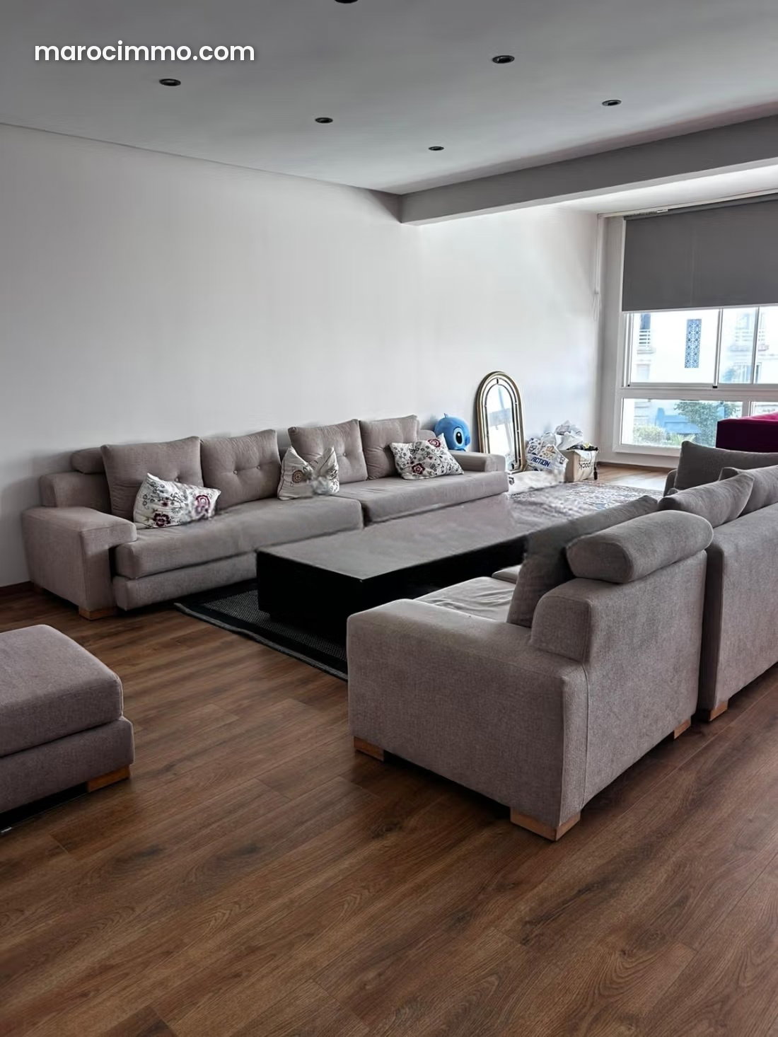 Appartement meublé à louer à Dar Bouazza, terrasse et piscine — Dar Bouazza