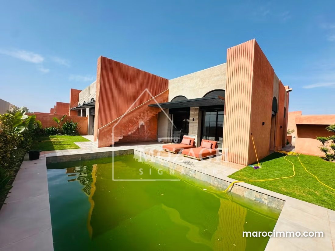 Villa de plain, pied avec vue Atlas, Route d'Ourika à Marrakech — Marrakech