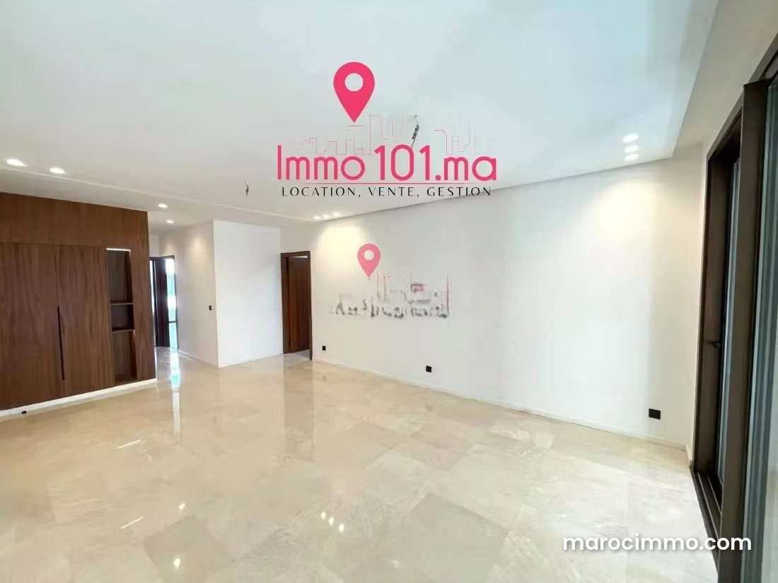 Appartement 3 chambres avec piscine à Souissi Rabat — Rabat