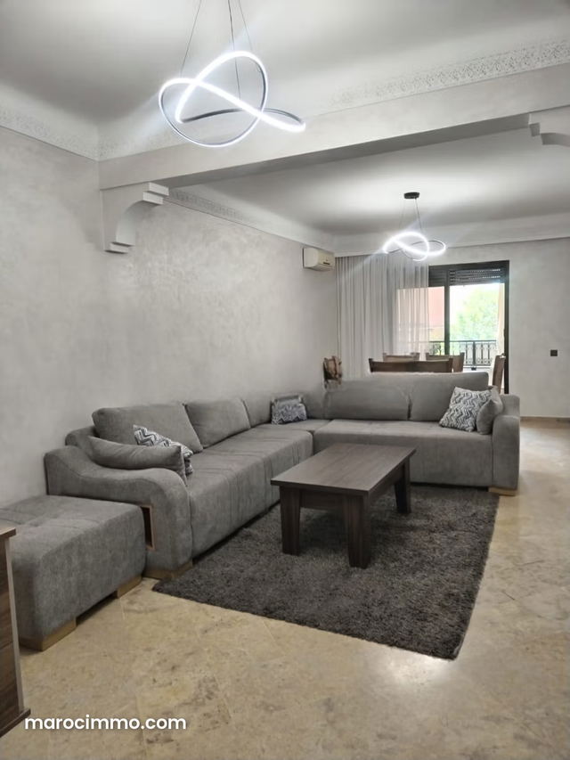 Louez cet appartement à victor hugo. Surface totale 90 m². Meublé — Marrakech