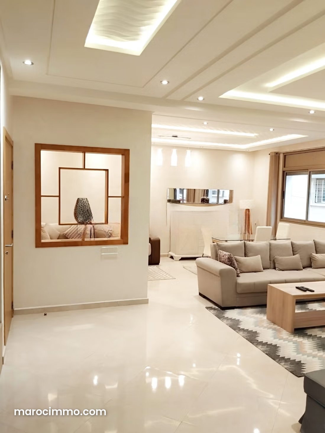 Appartement meublé 145 m² à louer à Guich Oudaya Rabat — Rabat