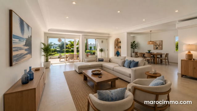 Vente villa de luxe à Dar Bouazza. 4 grandes pièces — Dar Bouazza