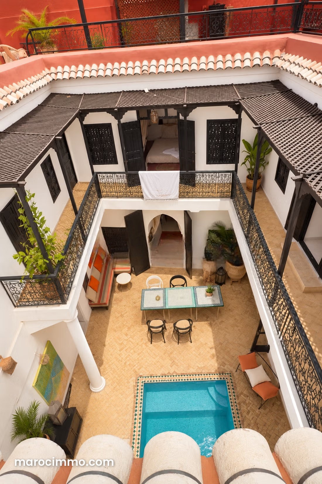 Riad rénové à vendre à Bab Aylan, cœur de Marrakech — Marrakech