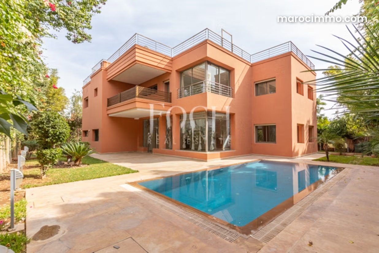 Villa avec piscine et jardin à louer à l'Agdal, Marrakech — Marrakech