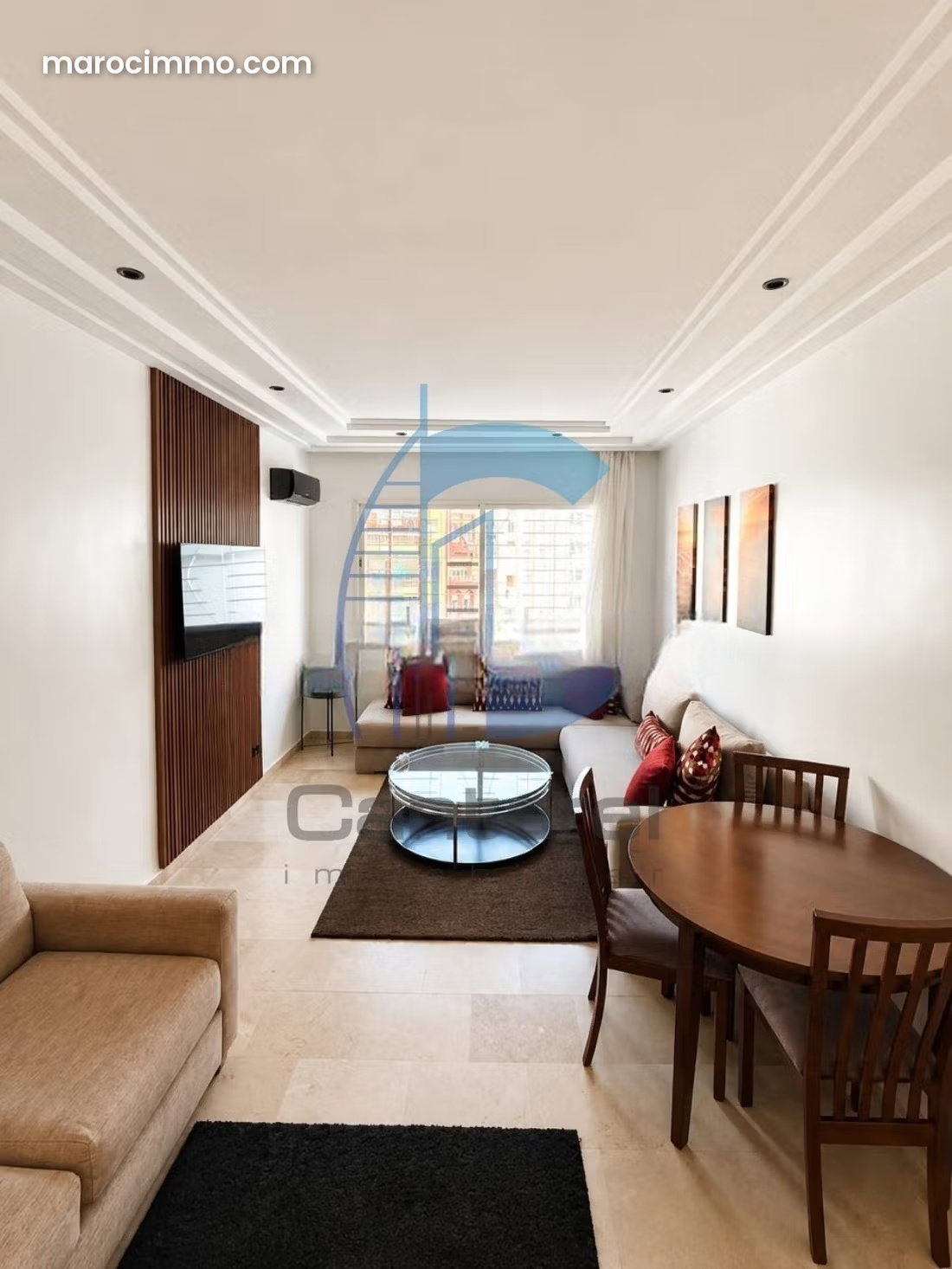 Appartement meublé avec terrasse à Bourgogne, Casablanca — Casablanca