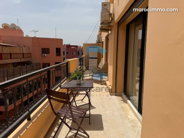 Appartement 2 chambres meublé avec terrasse à loue — 2