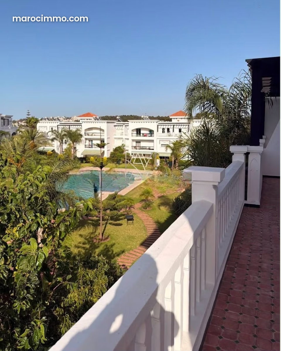 Appartement vide à louer – Résidence avec piscine – Tanger