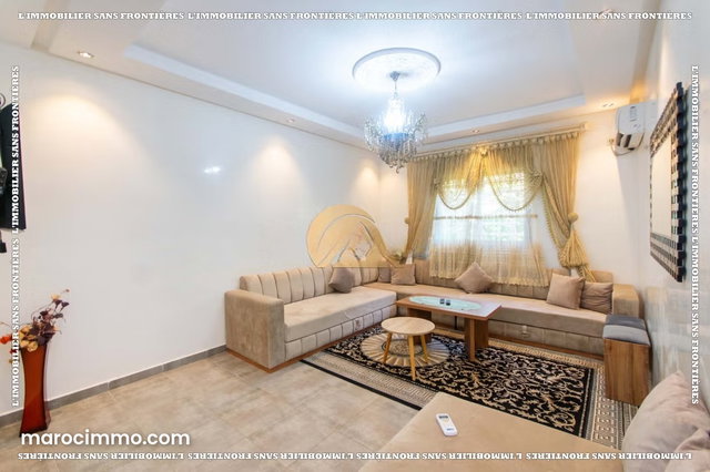 Appartement meublé à louer sur la Route d’Amizmiz, Marrakech – RDC avec jardin privé – 83 m² — 4