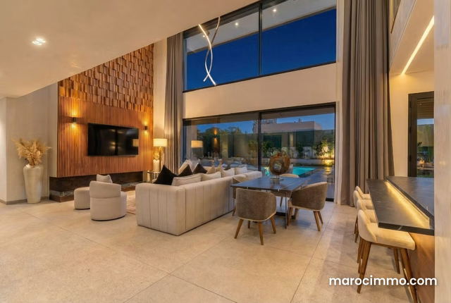 Villa d'Exception meublée 2000m2 terrain km 9 — Marrakech