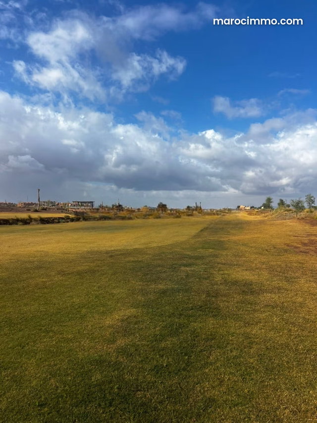 Terrain Front Golf 1353 m² Vue atlas km 6 — 2