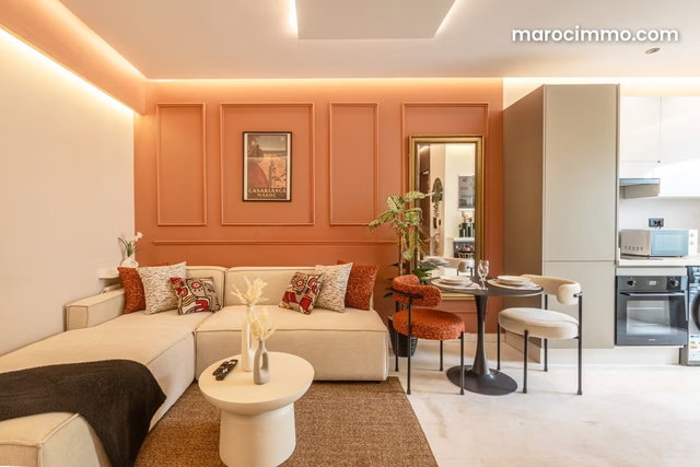 Studio en location longue duree hermitage — 2