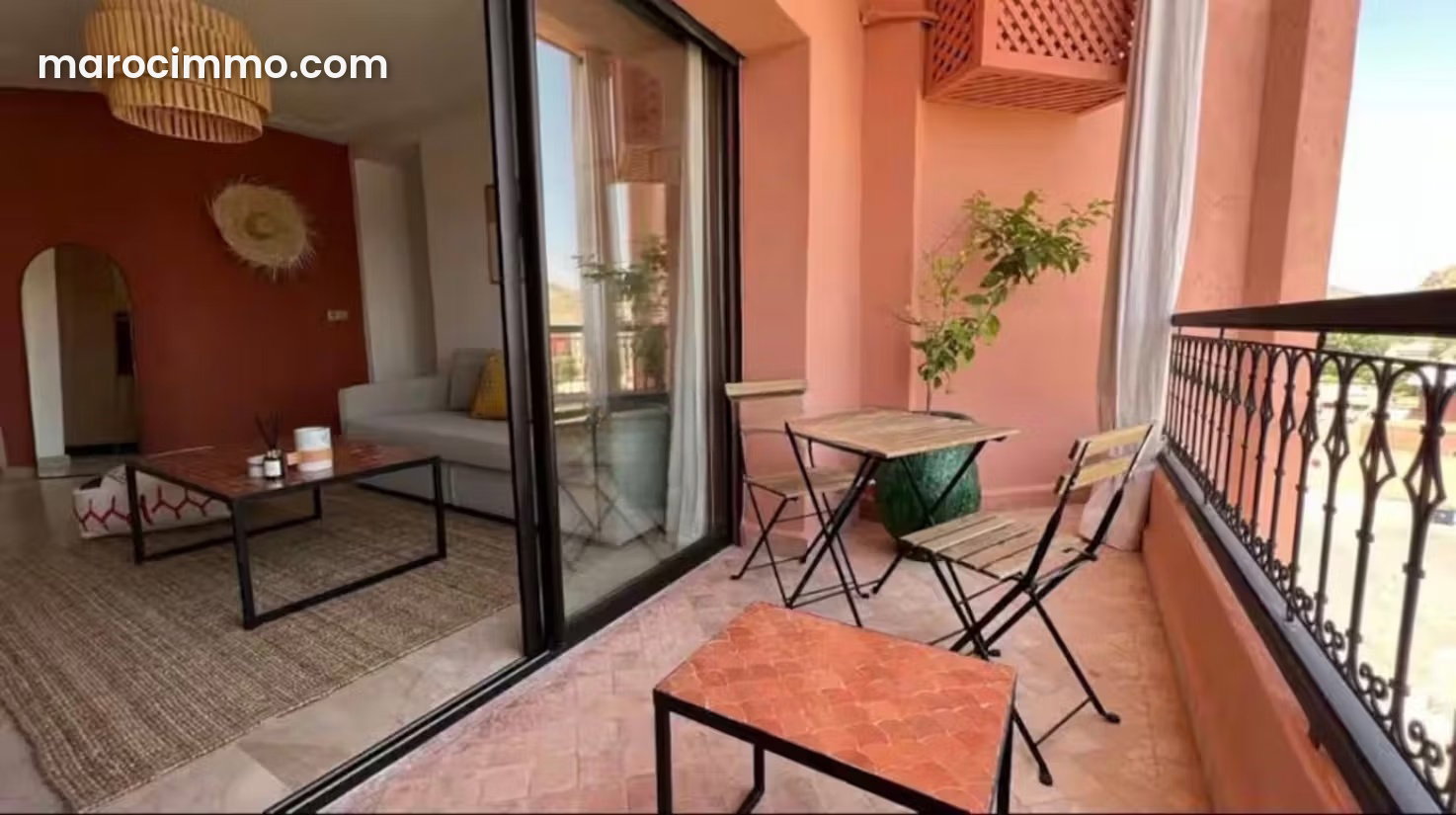 Appartement avec terrasse à Victor Hugo Marrakech — Marrakech