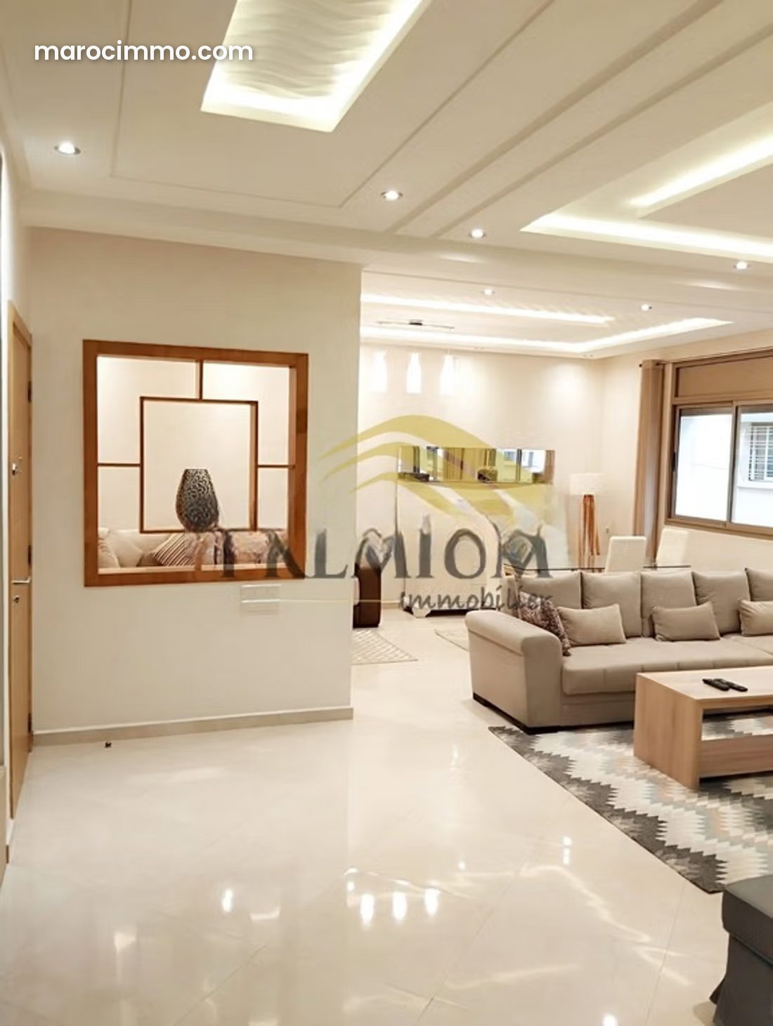 Appartement meublé 145 m² à louer à Riad Oulad Mtaa Temara — Temara