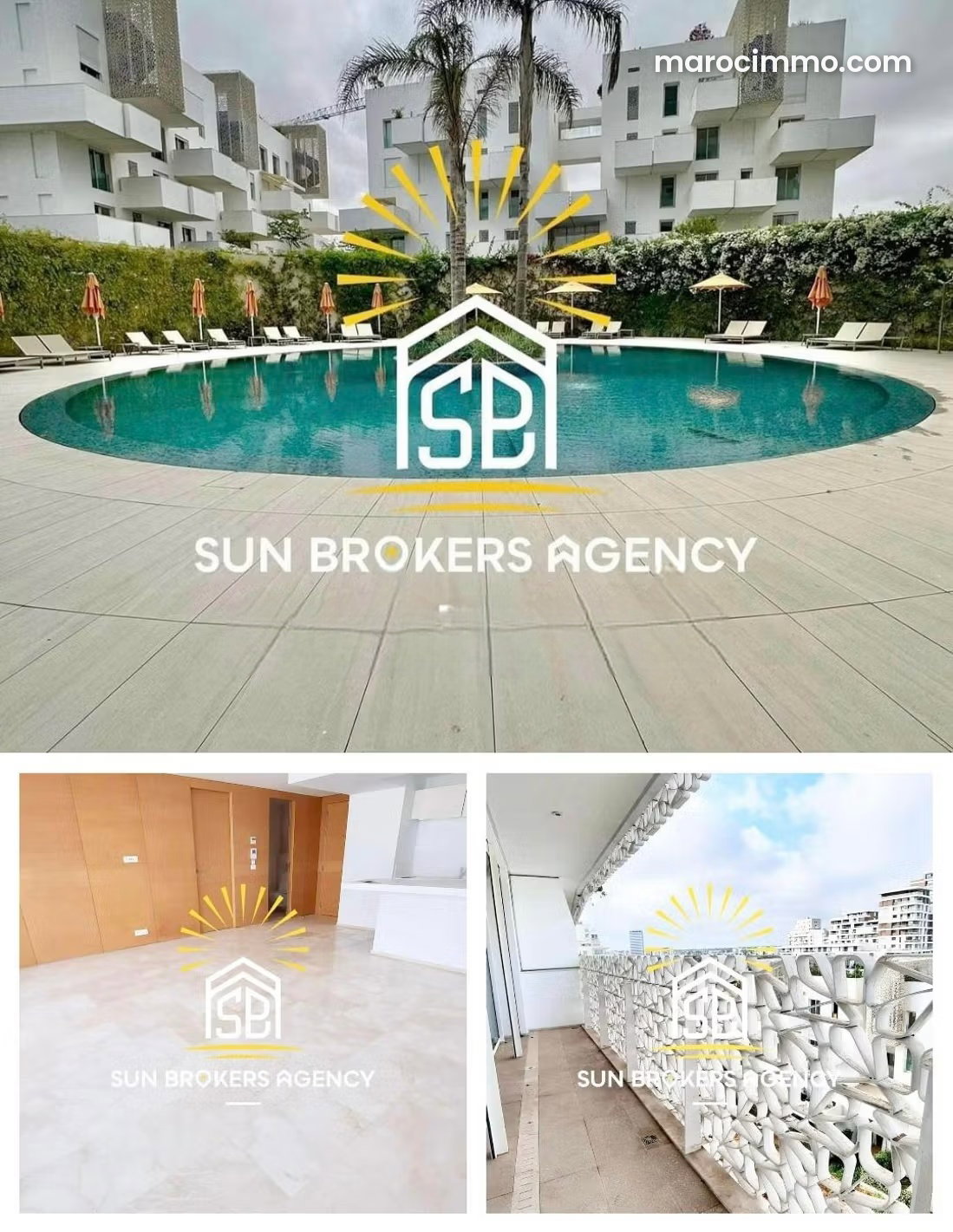 Appartement moderne avec terrasse à Casablanca Finance City — Casablanca
