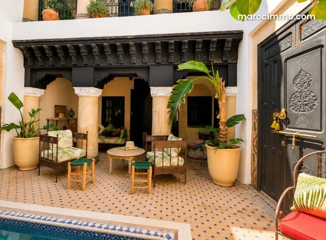 Riad titré avec bassin et terrasse à Bab Aylan — 5