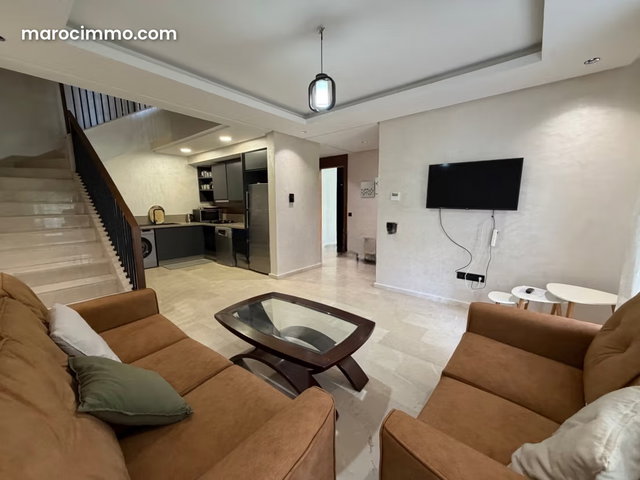 Joli duplex meublé à louer sur la ville verte bouskoura — 2