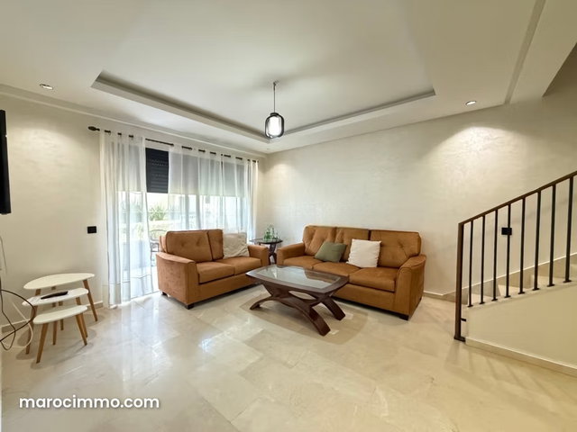 Joli duplex meublé à louer sur la ville verte bouskoura — 3