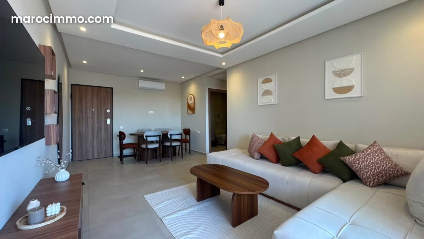 Appartement meublé avec terrasse et piscine à Guéliz Marrakech — Marrakech