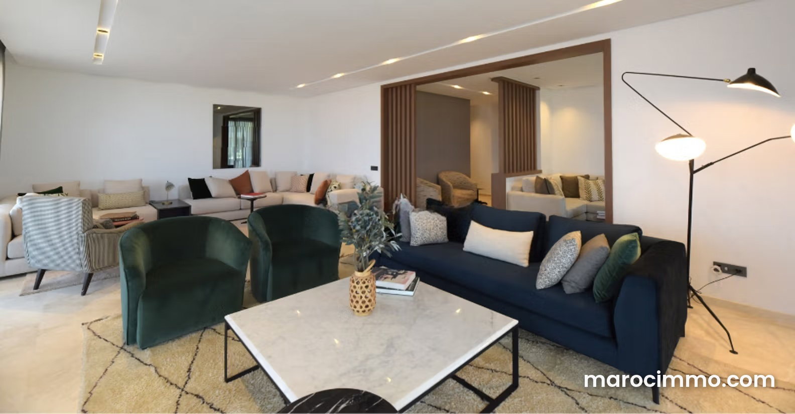 Luxury Furnished Apartment in Aïn Diab, Casablanca, with Sea View — Casablanca