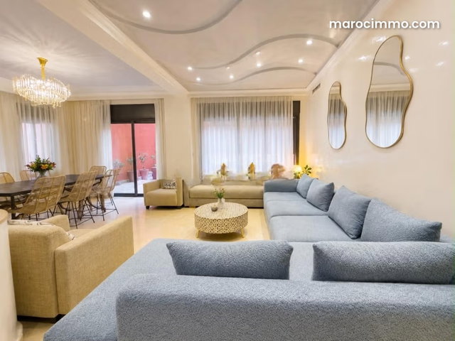 Appartement Meublé 3 Chambres à Guéliz Majorelle — 2