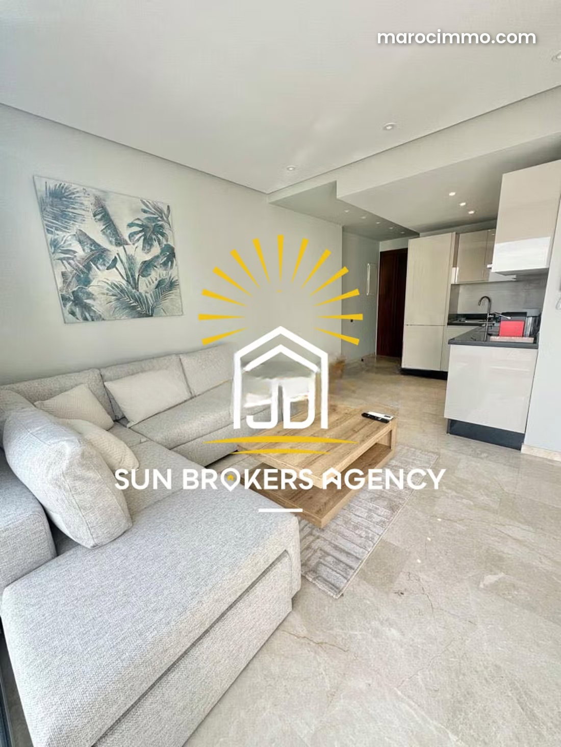 Appartement meublé avec terrasse à Ferme Bretone Casablanca — Casablanca