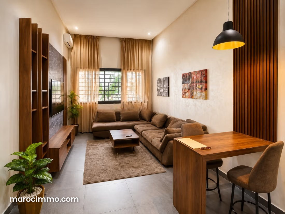 Furnished Apartment with Sea View in Roches Noires, Casablanca — Casablanca