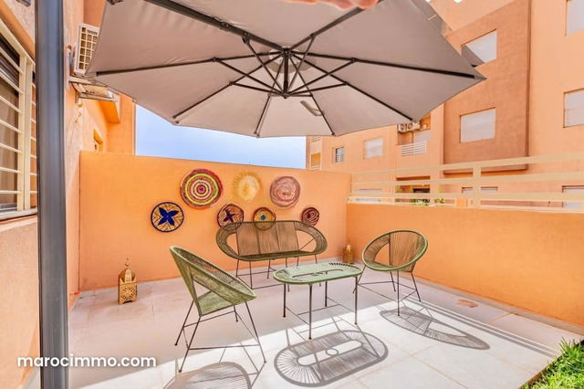 Appartement à louer à Route Amizmiz. 2 chambres. Meublé — مراكش