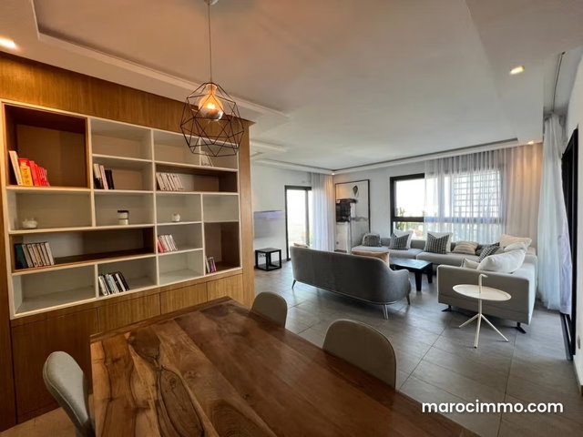 Appartement à louer à Casablanca Finance City. 4 pièces confortables. Meublé — 2