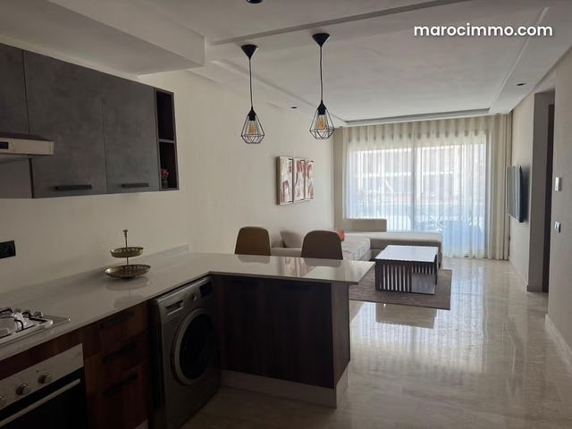Appartement à louer à Ferme Bretonne Hay Arraha. 2 chambres agréables. Meublé — الدار البيضاء