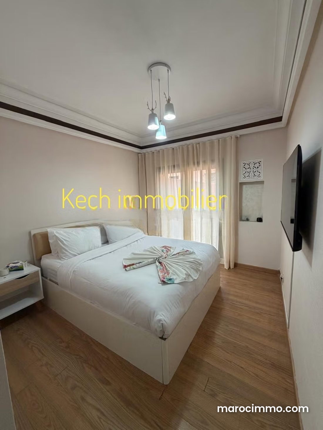 Furnished 123 m² Apartment with Terrace in Gueliz, Marrakech — Marrakesh