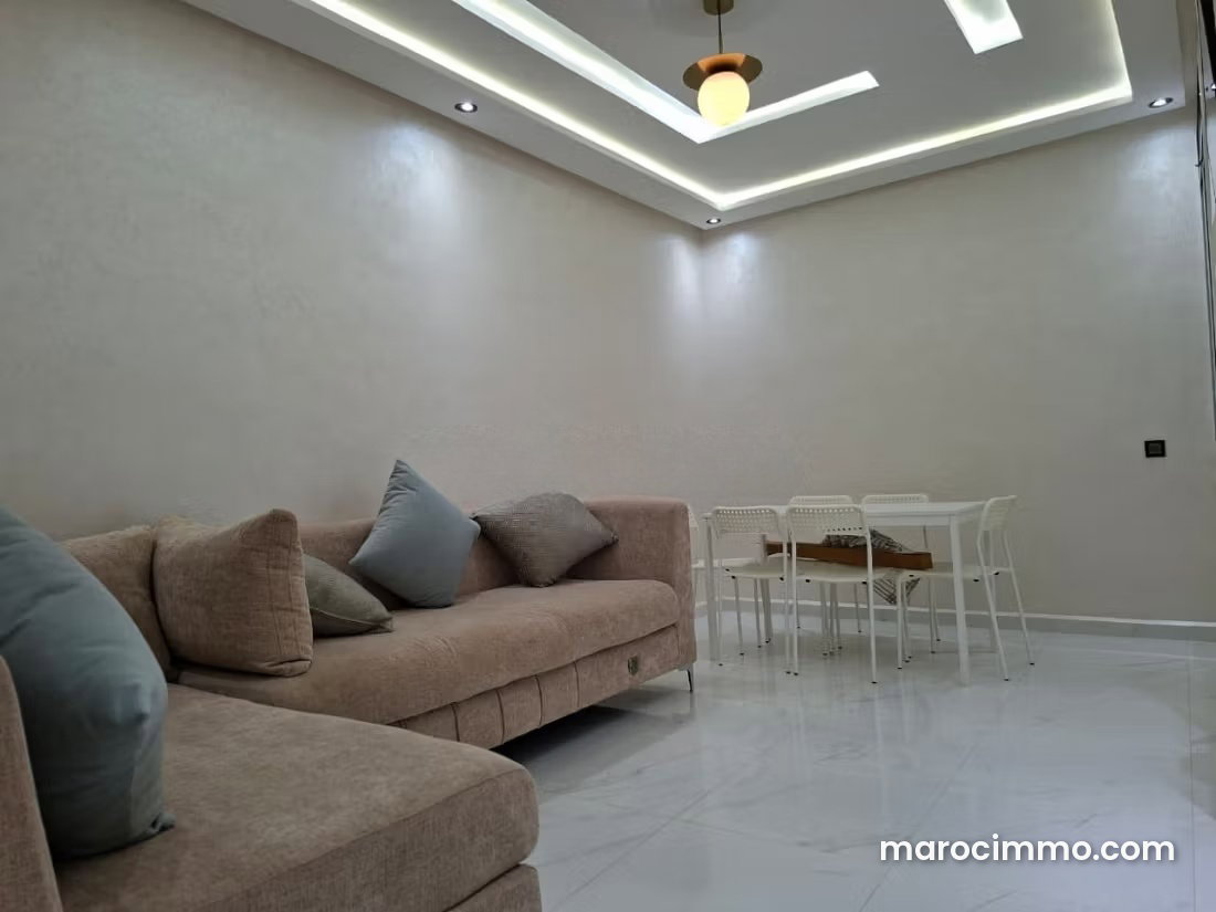 Furnished apartment for rent in Boukhalef, Tangier – ground floor — Tangier