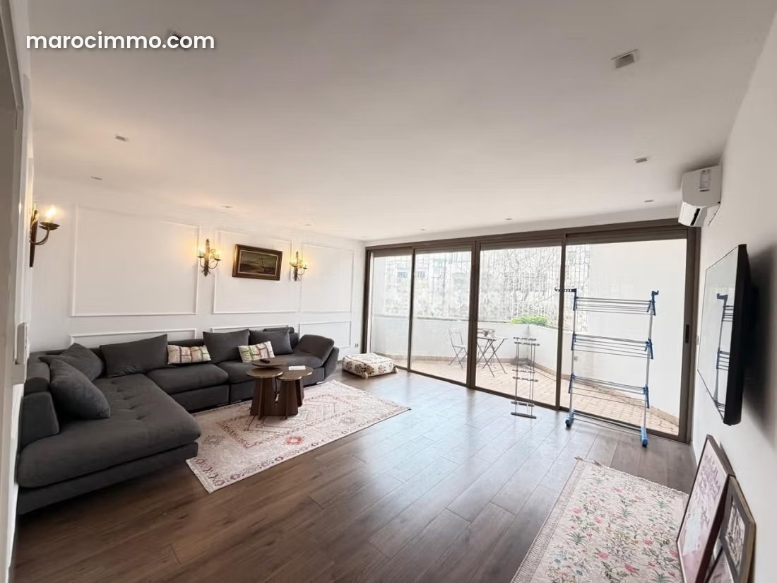 Duplex meublé 170 m² à Haut Agdal Rabat avec terrasse — Rabat