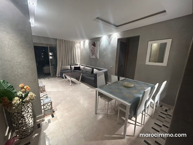 Bel appartement en location à Agdal. 3 pièces. Meublé — 2
