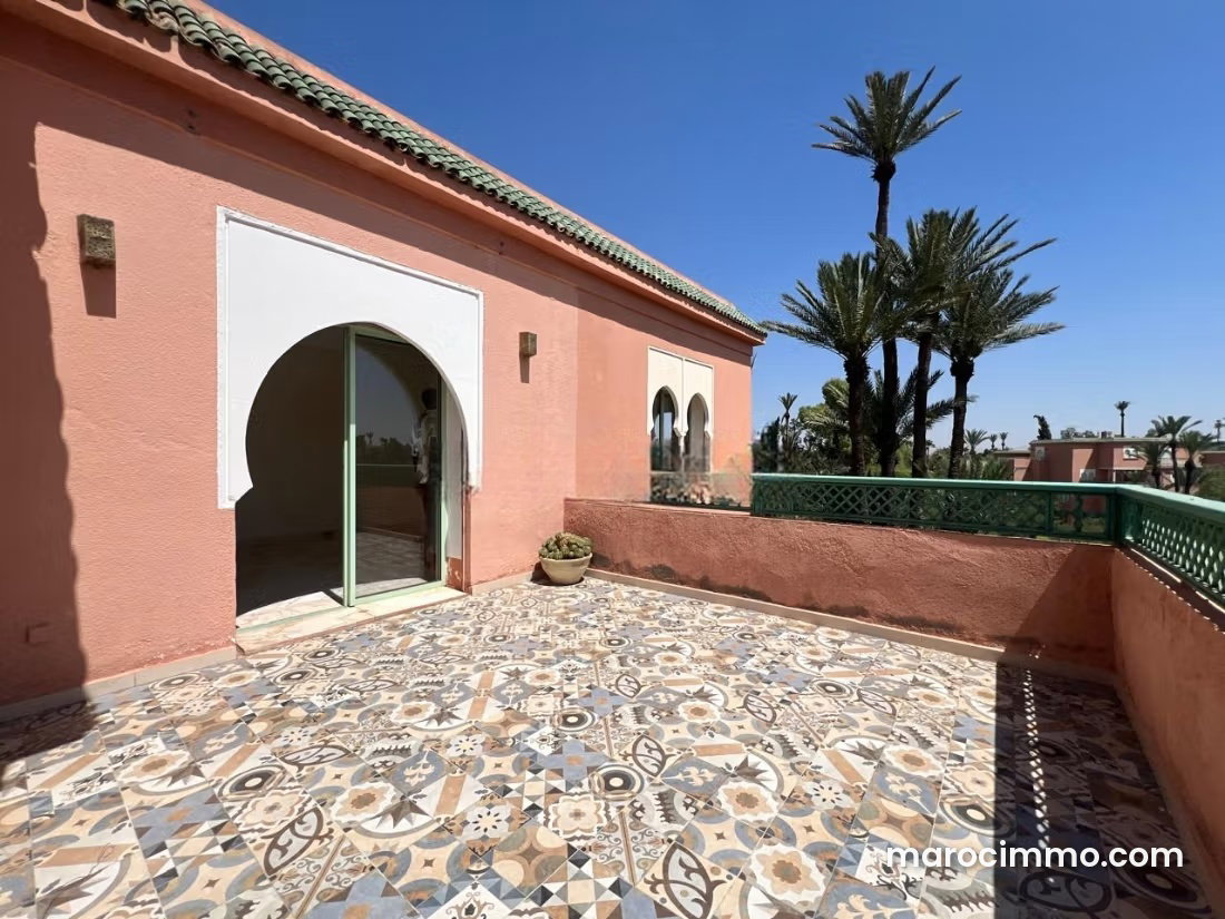 Appartement 135 m² avec terrasse et piscine à la Palmeraie Marrakech — Marrakech