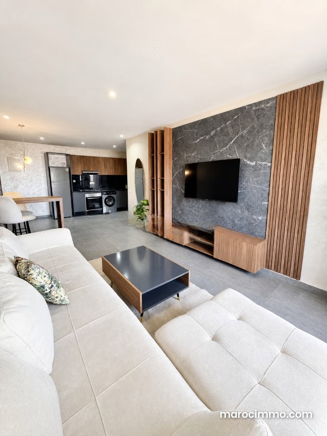 Appartement meublé vue mer à Roches Noires, Casablanca — Casablanca