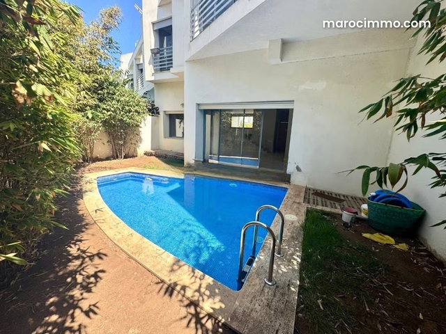 Dar Bouazza, Villa à vendre avec piscine 4 CH — 4