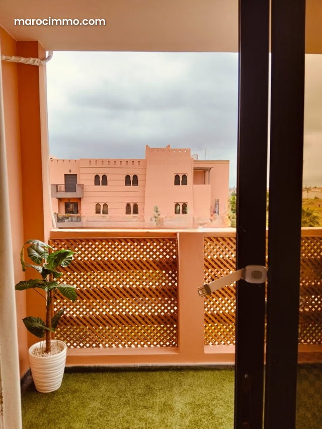 Superbe appartement meublé 2 chambres avec piscine – Route de Fès, Marrakech — 2