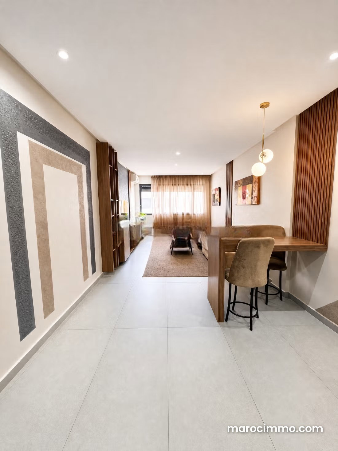 Appartement meublé avec terrasse à louer à Roches Noires Casablanca — Casablanca