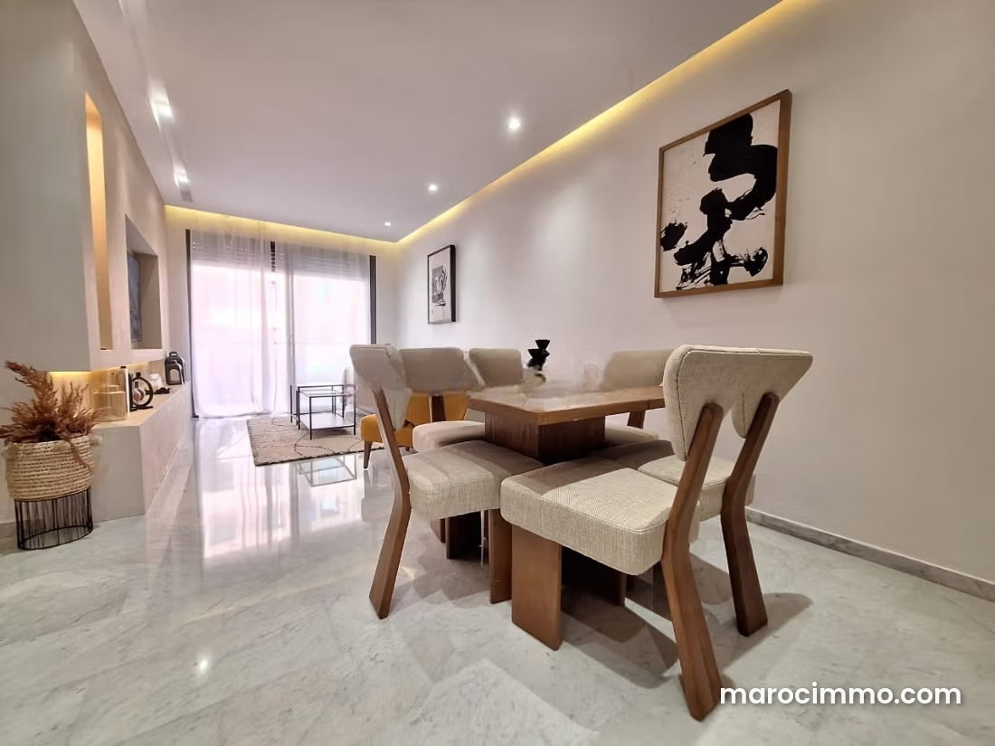 Appartement meublé avec terrasse à louer à Guéliz Marrakech — Marrakech
